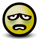 emoticon - sick